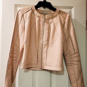 Faux- Leather jacket